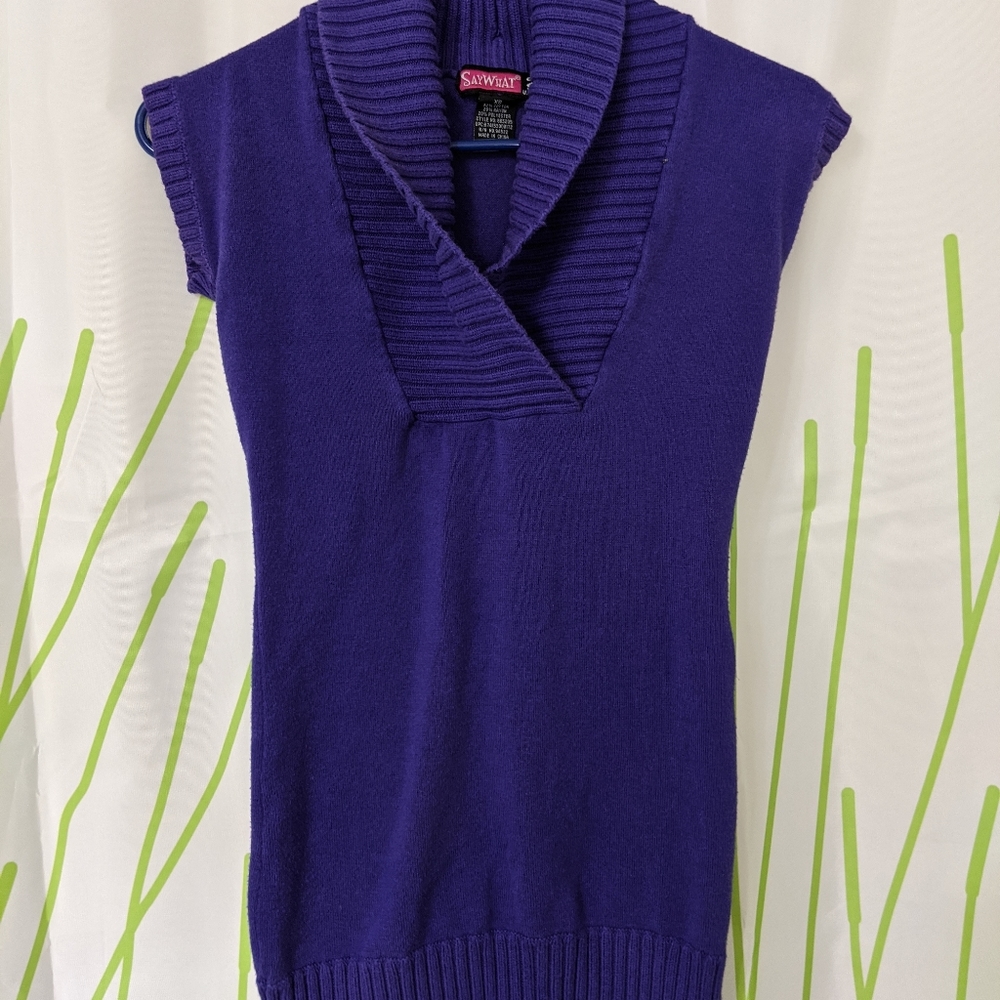 Purple sweater size xs